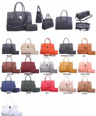 2-In-1 Fashion Satchel Wallet Set WU1096W